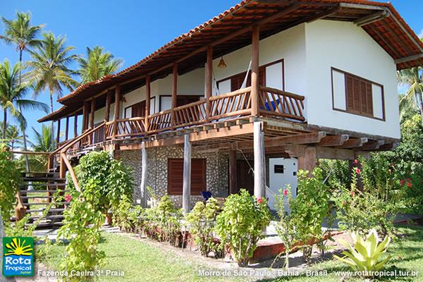 Externa quartos Fazenda Caeira -Morro de São Paulo