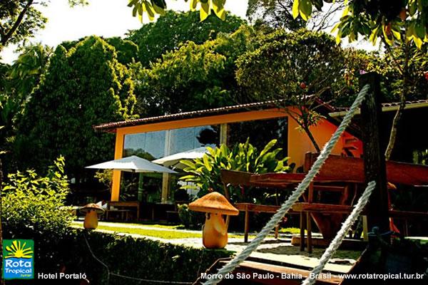 Jardim - Hotel Portaló - Morro de São Paulo