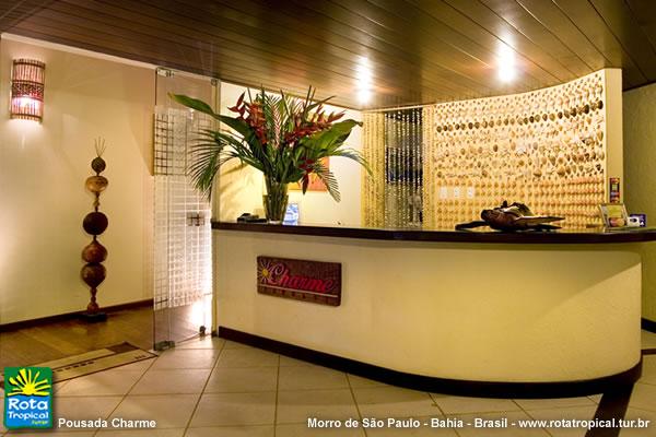 Recepção - Pousada Charme - Morro de São Paulo