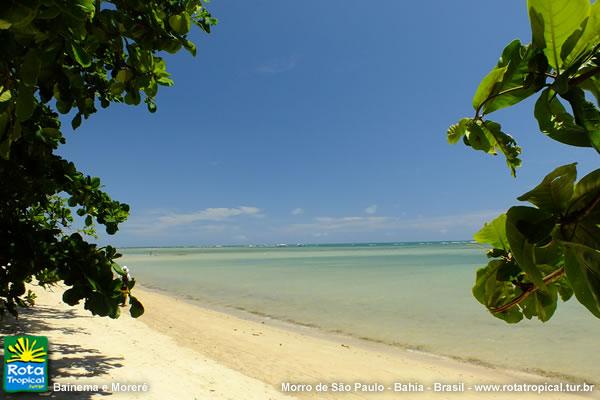 Uma das praias mais tranquilas do arquipélago