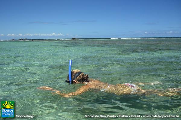 Mergulho de snorkel